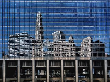 Reflection of buildings