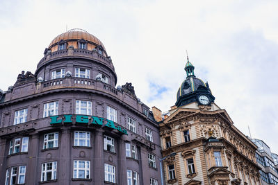 Low angle view of historical building against sky