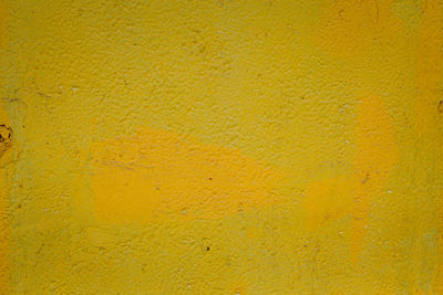 Full frame shot of yellow wall