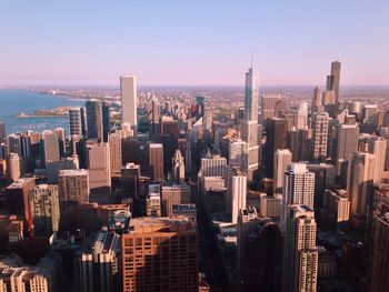 City skyline against sky