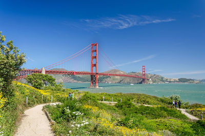 View of golden gate bridge against sky