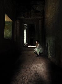 People in parking lot