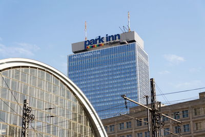 Low angle view of building against sky