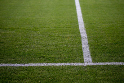 Full frame shot of soccer field
