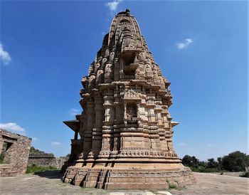 Low angle view of historical building against sky