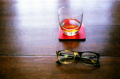 Close-up of drink on table