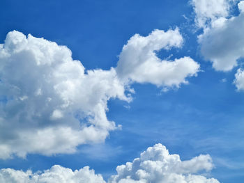 Low angle view of clouds in sky