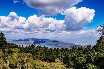 Panoramic view of landscape against sky