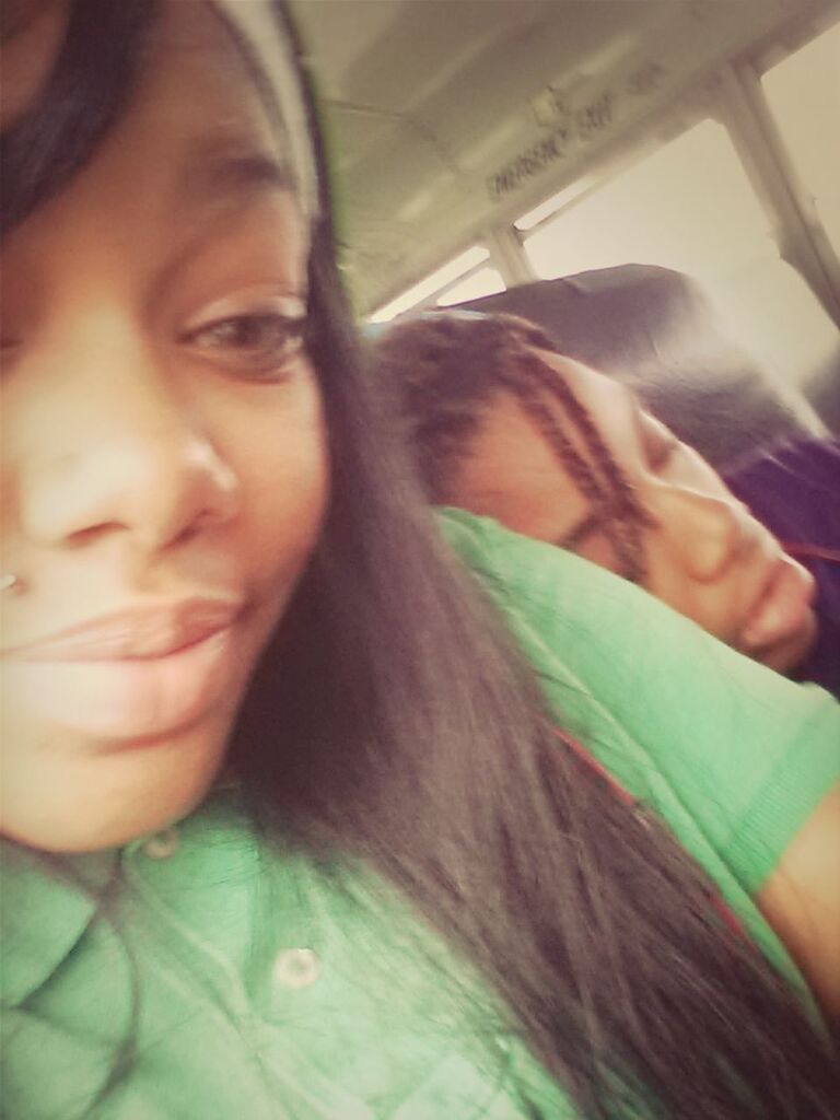 Me and ce on the bus