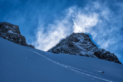 Snow banner at leiterspitze