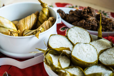 Traditional malay food and cookies during ramadan and eid mubarak. hari raya aidilfitri.