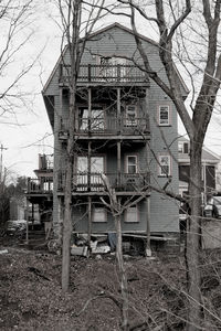 View of abandoned building