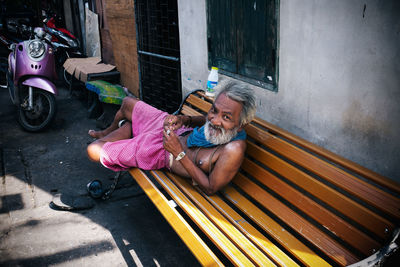 Close-up of young woman