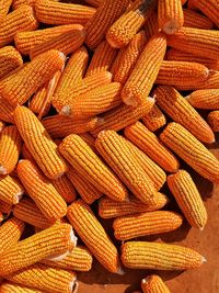 Full frame shot of corns for sale