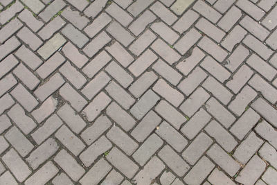 Full frame shot of cobblestone street