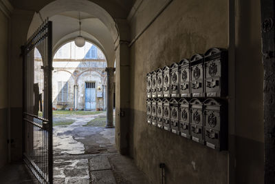 Interior of old building