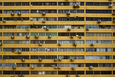 Full frame shot of apartment building