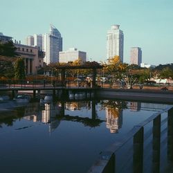 Modern buildings in city