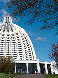 Low angle view of building against sky