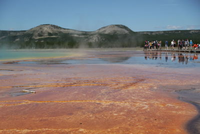 Group of people on the beach