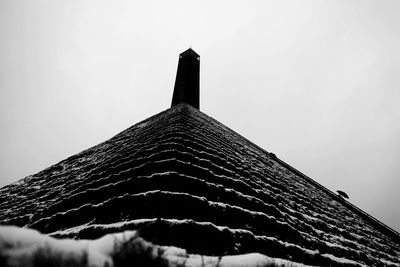 Low angle view of tower against sky