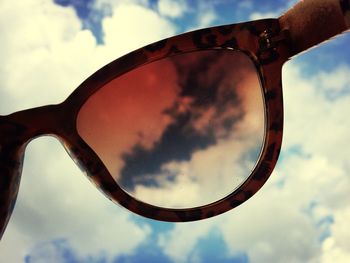 Low angle view of cloudy sky