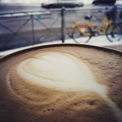 Close-up of coffee cup