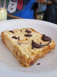 Close-up of dessert in plate