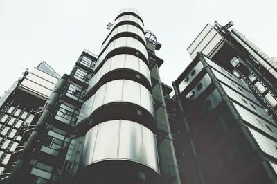 Low angle view of buildings against sky