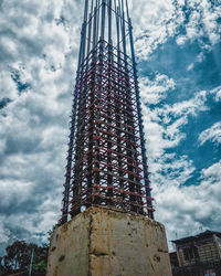 Low angle view of building against sky