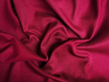 Full frame shot of red fabric