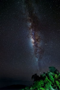 Low angle view of starry sky