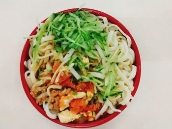 Close-up of salad in plate