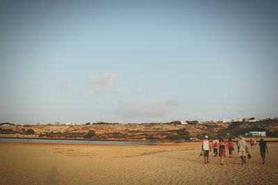 Woman standing on beach