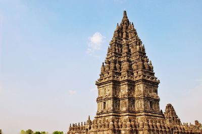 Low angle view of historical building against sky