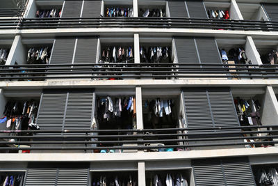 Low angle view of residential building