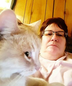 Close-up portrait of young woman