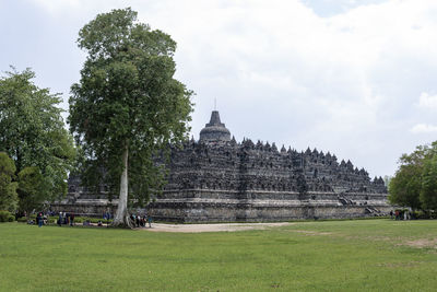 View of temple against sky