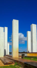 Built structure against clear blue sky