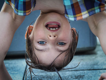 Close-up portrait of girl