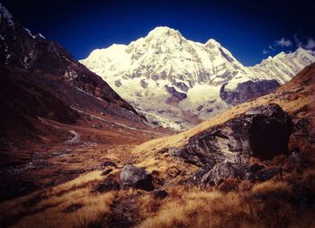 Scenic view of mountains