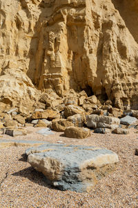 View of rock formations