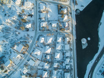 Aerial view of city