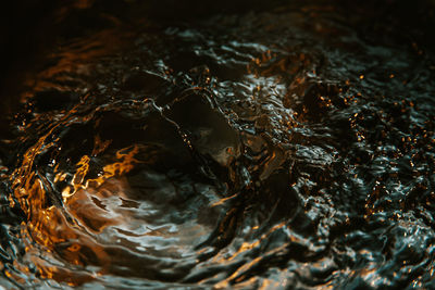 Full frame shot of rippled water