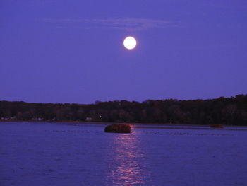 Scenic view of moon at night