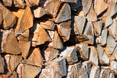 Full frame shot of stone wall