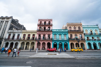 Low angle view of historic building against sky