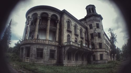 Low angle view of cathedral against sky