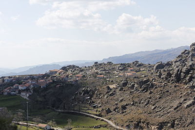 Panoramic view of landscape against sky