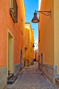 A street of pozzuoli, city in naples province, italy.
